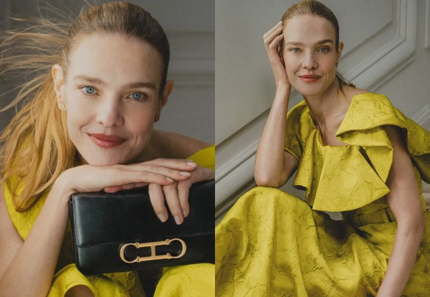 Наталья Водянова снялась в кампейне Carolina Herrera