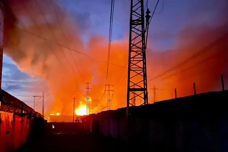 Результатом посещения «Геранями» газораспределительной станции в Одесской области стали мощные взрывы и пожар