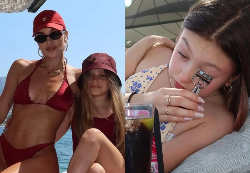 Экс-возлюбленная Бориса Березовского Дарья Коновалова отдыхает с дочерьми в Турции