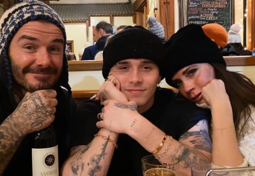 Бруклин Бекхэм поблагодарил родителей жены за то, что они всегда "на его стороне", на фоне конфликта со своей семьёй