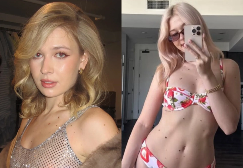 Старшая дочь Веры Брежневой показала фигуру в "клубничном" бикини