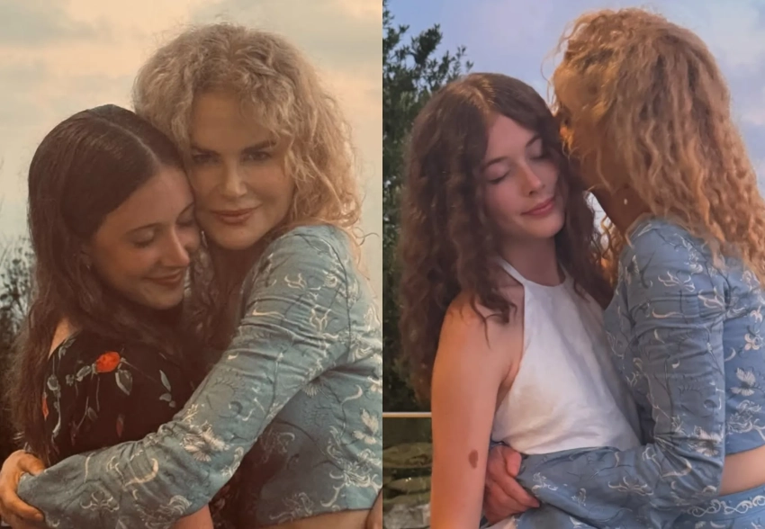 Николь Кидман опубликовала редкие фото с дочерьми и сестрой