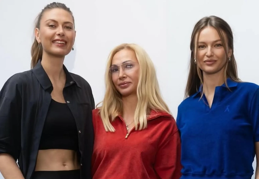 Мария Шарапова и девушка миллиардера Владислава Доронина Кристина Романова на вечеринке Aman в Нью-Йорке