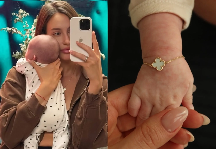 Тимати подарил новорождённой дочери браслет Van Cleef за 150 тысяч рублей