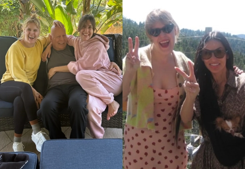 Дочь Брюса Уиллиса и Деми Мур показала новые фото с ними