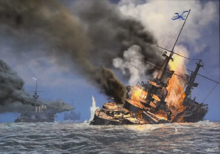 О причинах гибели эскадренного броненосца «Ослябя». Финал