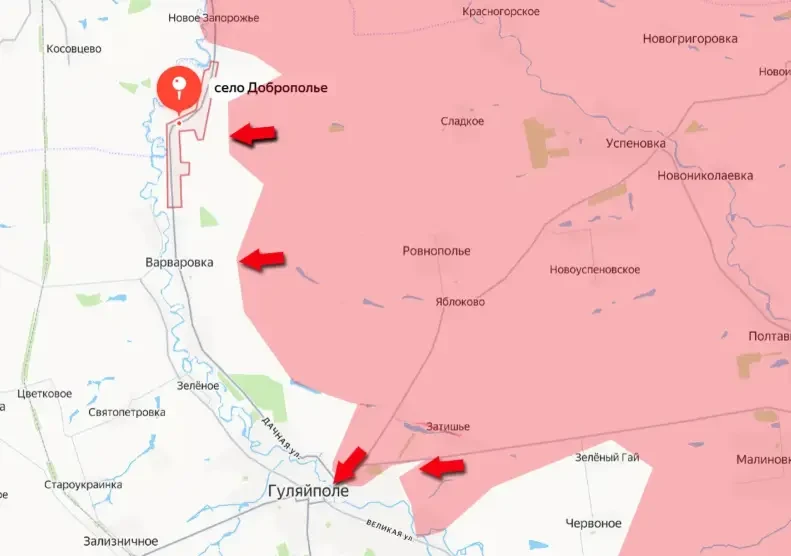 ВСУ покинули Доброполье: ВС РФ продвинулись на север