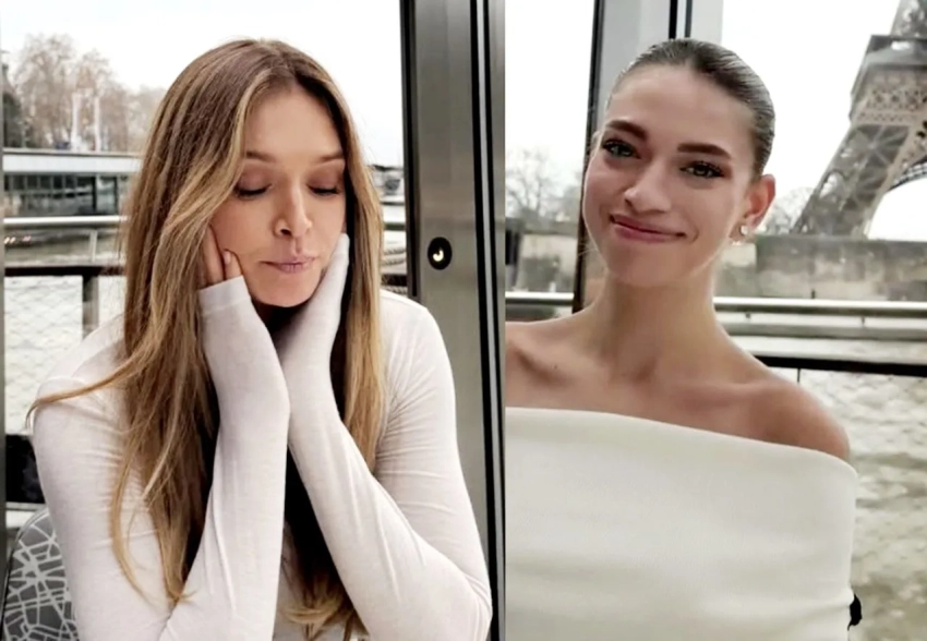 Эйфелева башня и музей Dior: Вера Брежнева отдыхает с дочерью в Париже