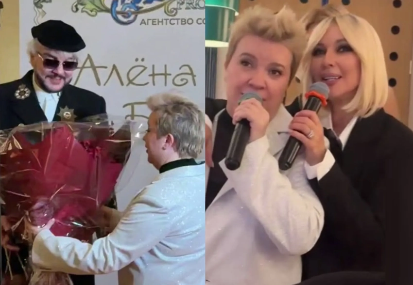 Филипп Киркоров, Анна Седокова, Лера Кудрявцева, Ани Лорак на дне рождения Алёны Блин