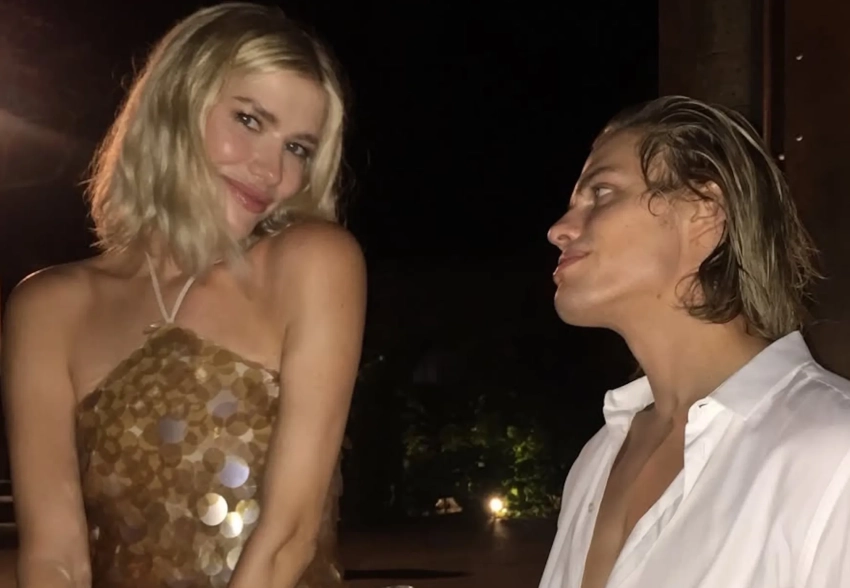 Елена Перминова отметила Новый год с бойфрендом и детьми от миллиардера Александра Лебедева