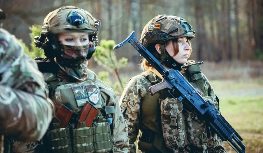 За два последних года доля женщин-офицеров в ВСУ выросла в пять раз