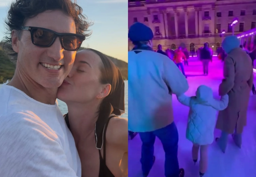 Кэти Перри отметила праздники с возлюбленным Джастином Трюдо, Орландо Блумом и дочерью