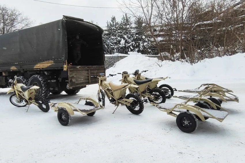 Новая партия электромотоциклов Иж-Эндуро передана военным в зоне СВО