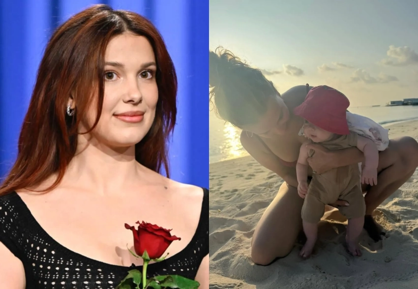 Милли Бобби Браун перестала скрывать лицо удочерённой девочки