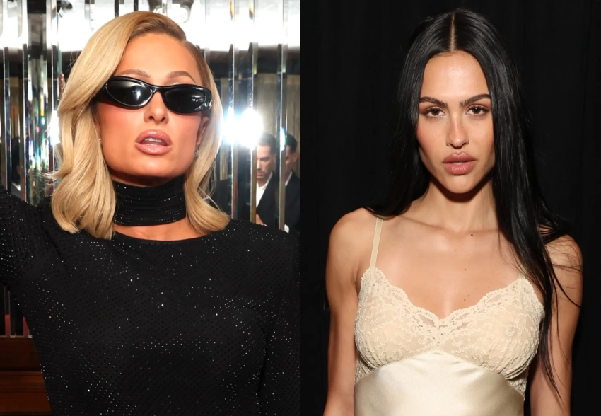 Пэрис Хилтон, Хантер Шафер, девушка Марка Эйдельштейна, Бенни Бланко и дочь Деми Мур в "голом" платье на афтепати премии "Грэмми"