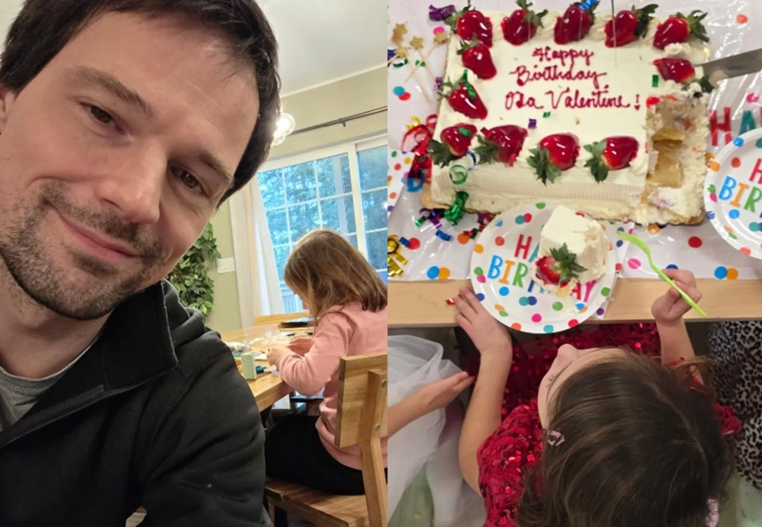 Данила Козловский показал редкие кадры с дочерью в честь её шестилетия