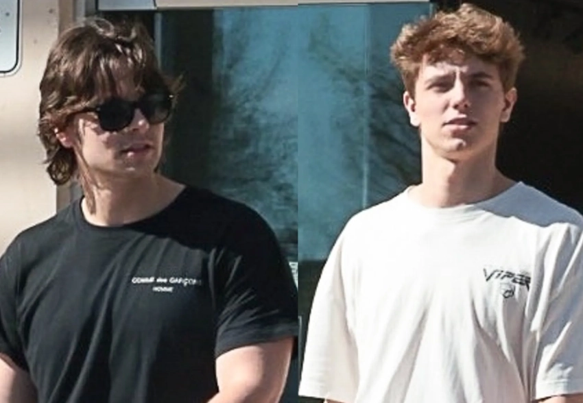 Повзрослевших сыновей Бритни Спирс заметили на публике