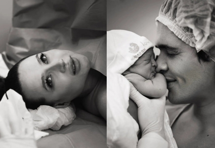 Бойфренд Лерчек показал первые фото с их новорождённым сыном