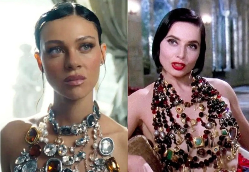 "Худший кастинг". Никола Пельтц повторила на экране образ Изабеллы Росселлини из "Смерть ей к лицу", и в сети её высмеяли за "деревянную" игру