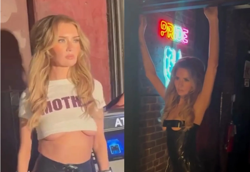 Русская мошенница Анна Делви снялась для Playboy в образе доминатрикс